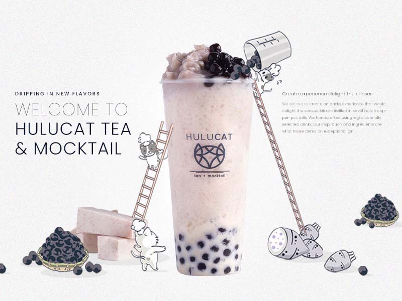 Hulucat奧克蘭珍奶 網頁設計案例縮圖